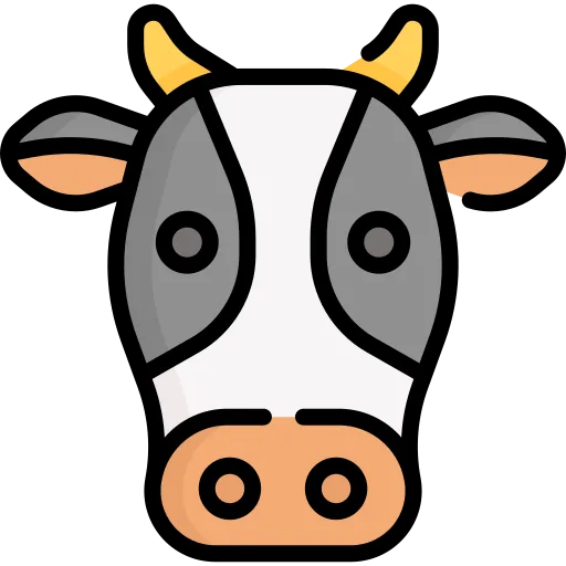 Decoración vaca